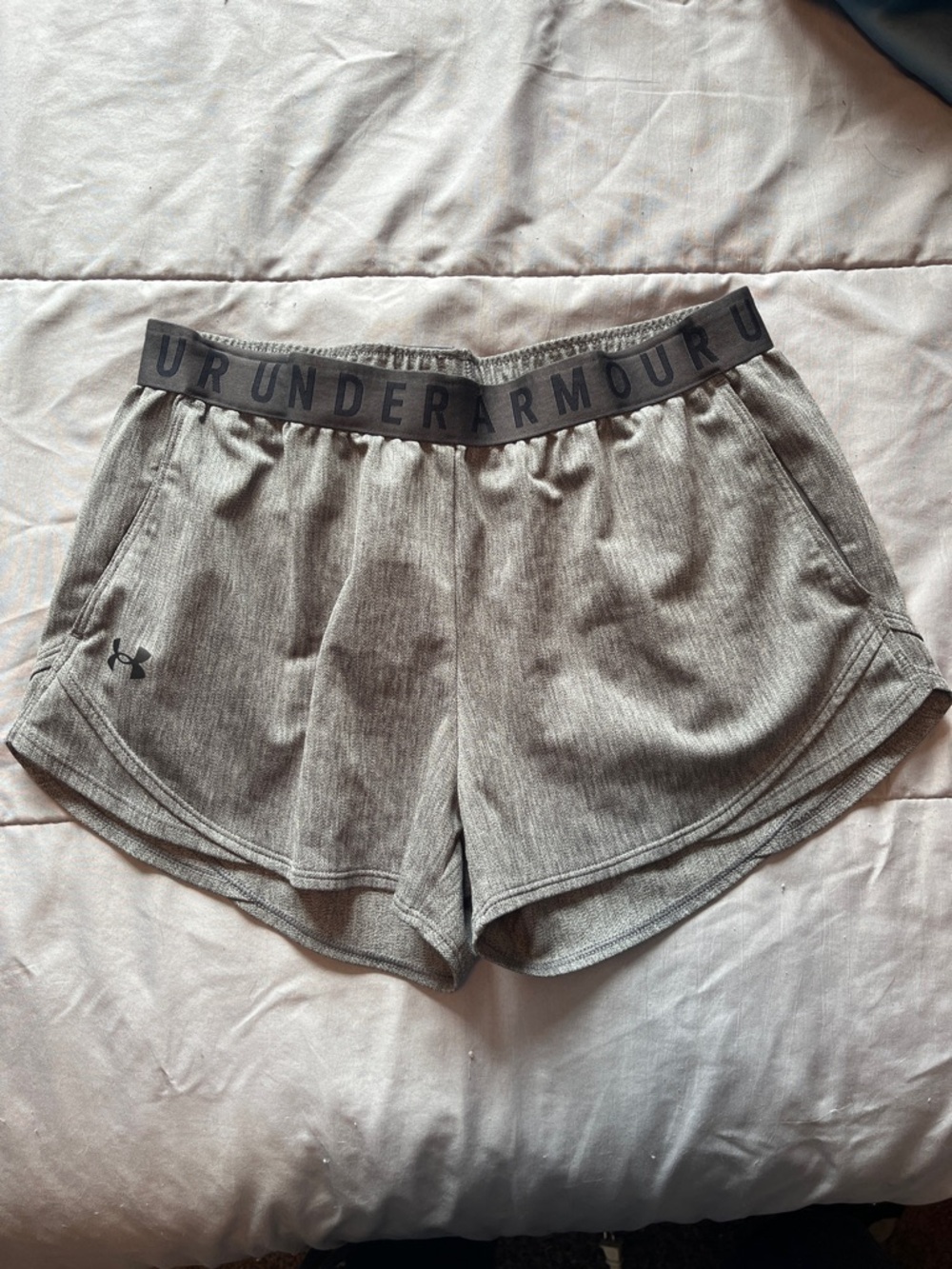 Under Armour Heather Gray Women's Training Shorts